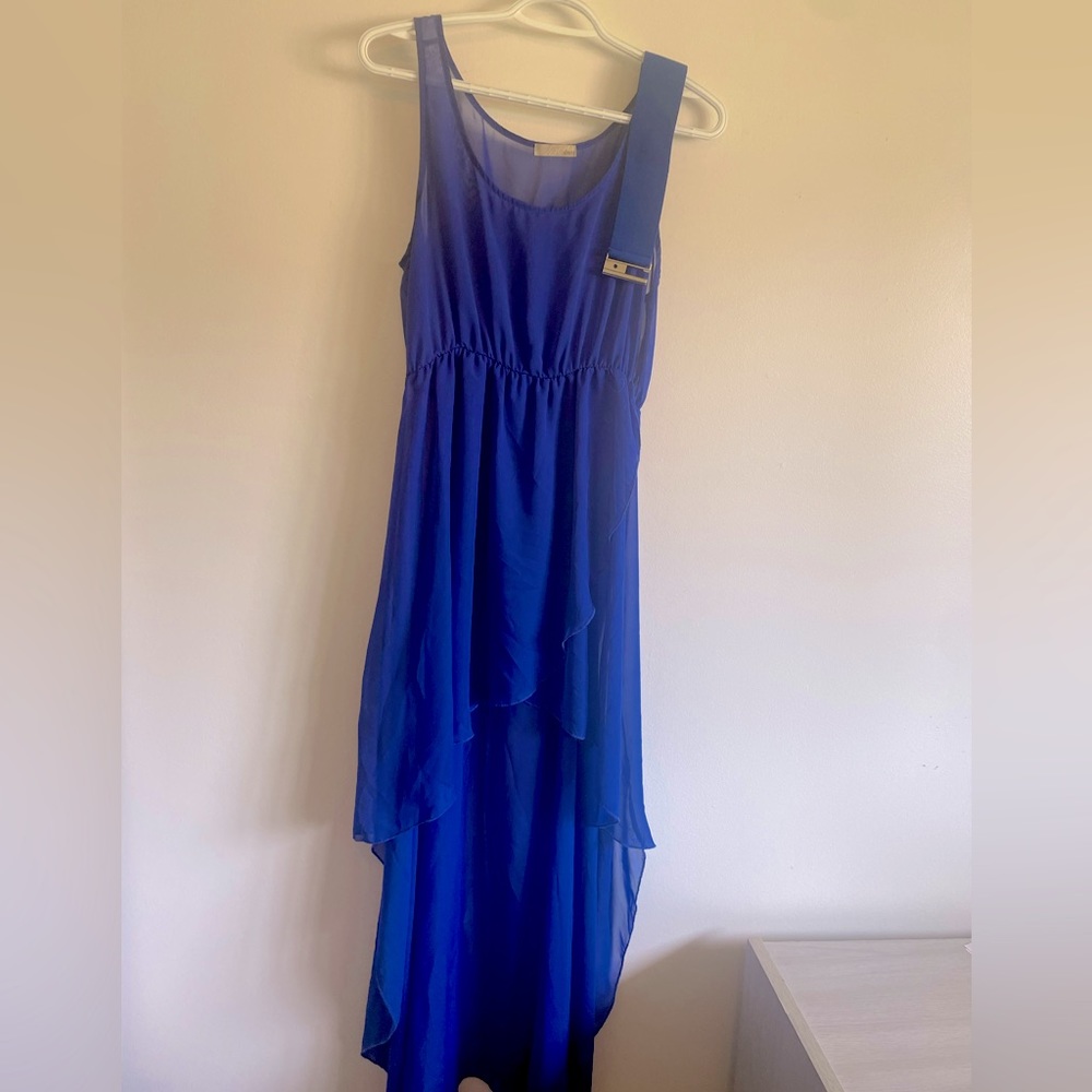 Sheer high low flowy top